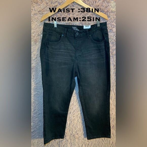 NWT Time and Tru S:16 stretch straight leg crop jean - Picture 5 of 5